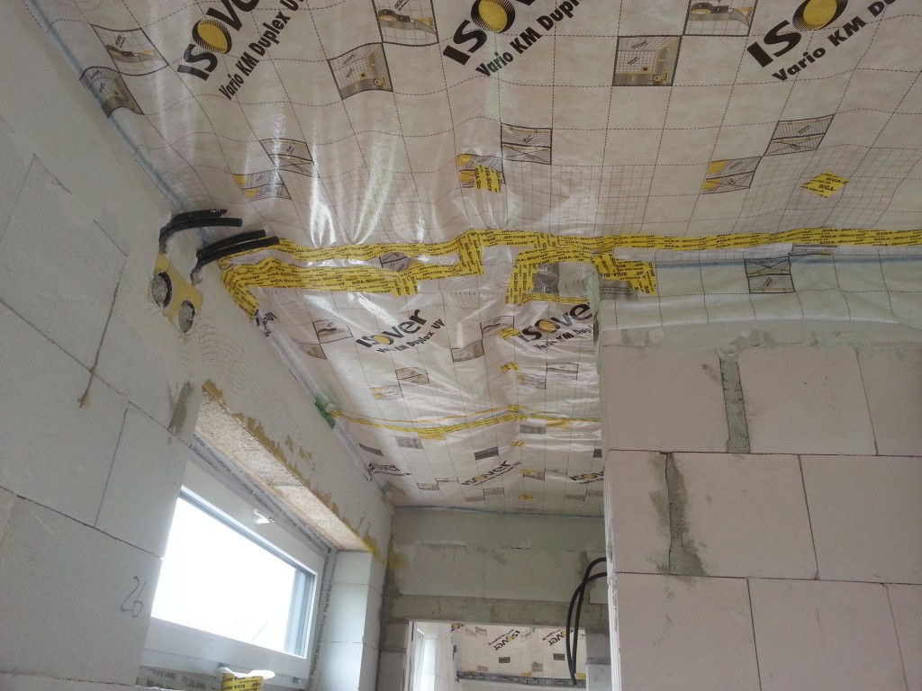 Dampfsperre im OG | unser Hausbau – festgehalten im Blog